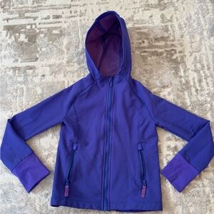 Purple Hooded Jacket